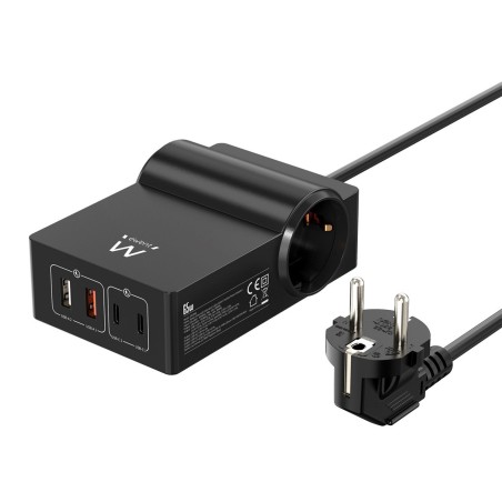 CARGADOR EWENT EW3992 65W 2 X USB TIPO A 2 X USB TIPO C