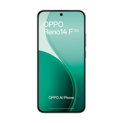 Oppo Reno14 F 5G: 256GB, 6000mAh y Cámara 50MP 🌿