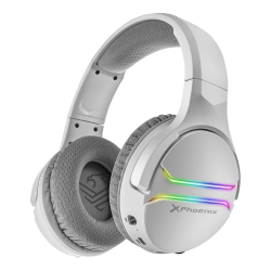 Auriculares Gaming con Microfono Inalambricos Wireless Iluminacion RGB Sonido 7.1 Envolvente Blanco