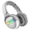 Auriculares Gaming con Microfono Inalambricos Wireless Iluminacion RGB Sonido 7.1 Envolvente Blanco