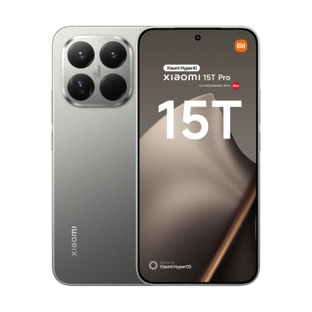 Xiaomi 15T Pro 5G Gris 1TB: Flagship Leica 5X, Dimensity 9400+, 90W