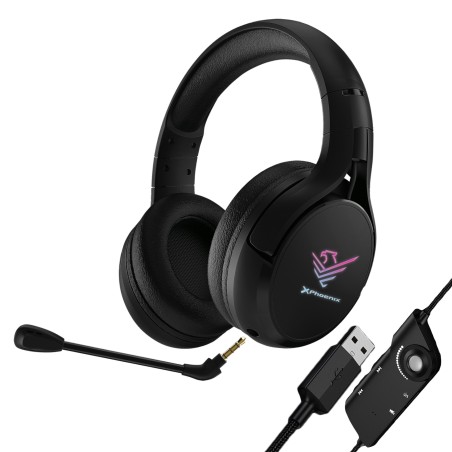 Auriculares Gaming 7.1, Full RGB, USB, MICRO