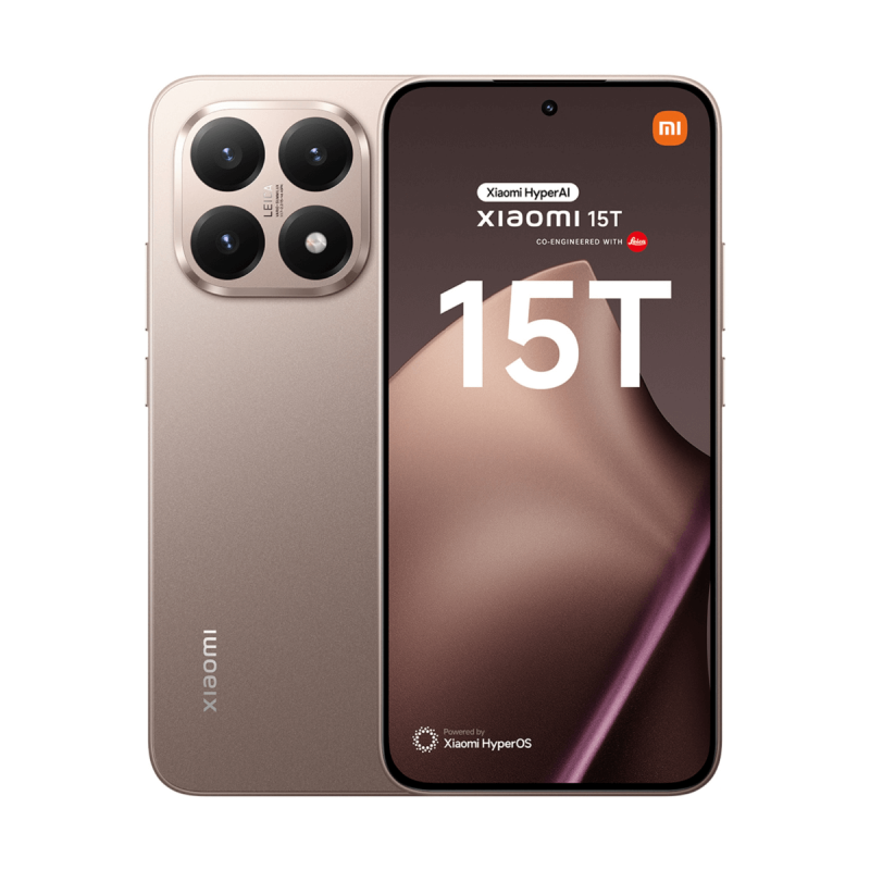 Xiaomi 15T 5G 12GB/256GB Rose Gold | Triple Cámara Leica y Garantía 3 Años
