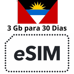 Esim Barbados - 3 GB - 30 días