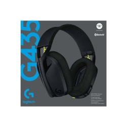 AURICULARES CON MICRÓFONO LOGITECH G435 GAMING INALÁMBRICOS NEGROS