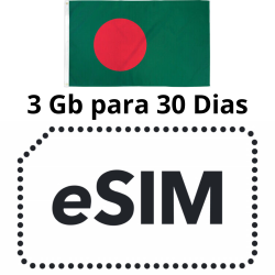 Esim Bangladesh - 3 GB - 30 días