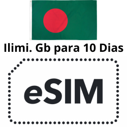 Esim Bangladesh - Ilimitados - 10 días