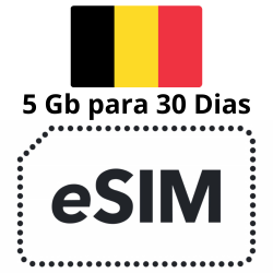 Esim Bélgica - 5 GB - 30 días