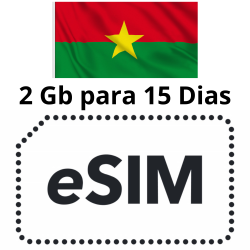 Esim Burkina Faso - 2 GB - 15 días