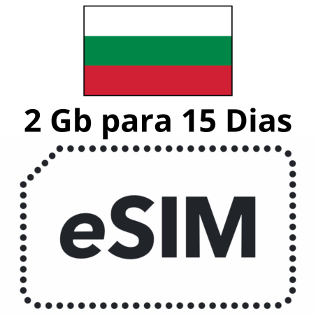 Esim Bulgaria - 2 GB - 15 días