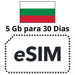 Esim Bulgaria - 5 GB - 30 días