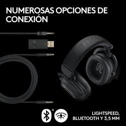 Auriculares Gaming Logitech G Pro X 2 Inalámbricos con Lightspeed Negros