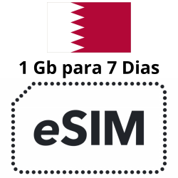Esim Bahrein - 1 GB - 7 días