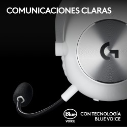 Auriculares Gaming Logitech G Pro X 2 Inalámbricos con Lightspeed Blancos