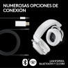 Auriculares Gaming Logitech G Pro X 2 Inalámbricos con Lightspeed Blancos