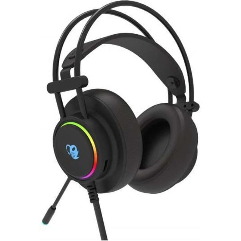 AURICULARES CON MICROFONO DEEP GAMING DEEPLIGHTING GAMING LED JACK