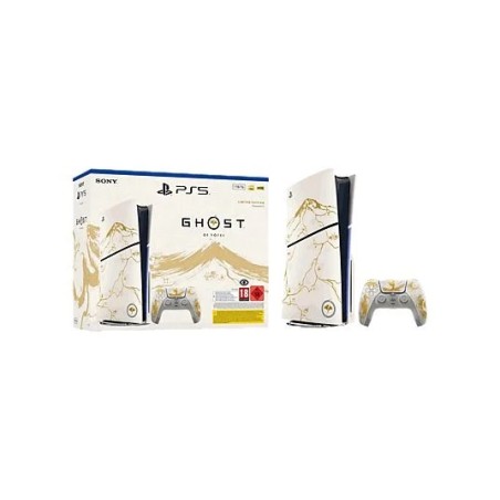 PS5 Slim Ghost of Yōtei Gold Edición Limitada 🏆 ¡Exclusiva 1TB!