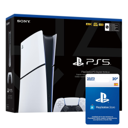 PS5 Slim Digital (1TB) + €20 PS Plus 🔥 ¡Pack de Inicio!