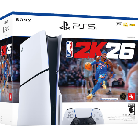 PS5 Slim Lector + NBA 2K26 🏀 Pack Oficial 1TB