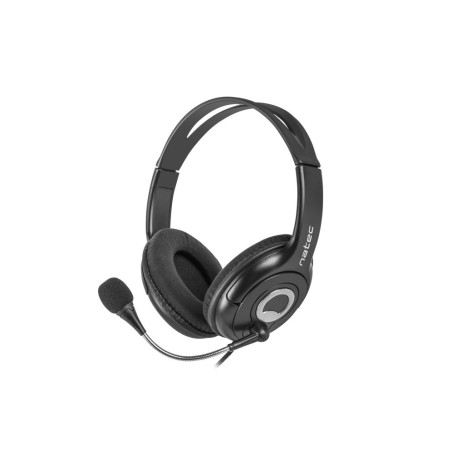 AURICULARES NATEC BEAR 2 NSL-1178 CON MICROFONO NEGROS