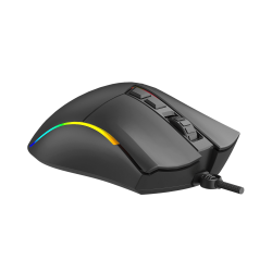 Raton Gaming Phoenix Void 12000 DPI de alto rendimiento negro RGB usb