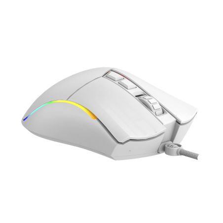 Raton Phoenix Gaming Void 12000 DPI de alto rendimiento blanco RGB USB configurable