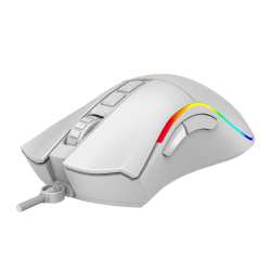 Raton Phoenix Gaming Void 12000 DPI de alto rendimiento blanco RGB USB configurable