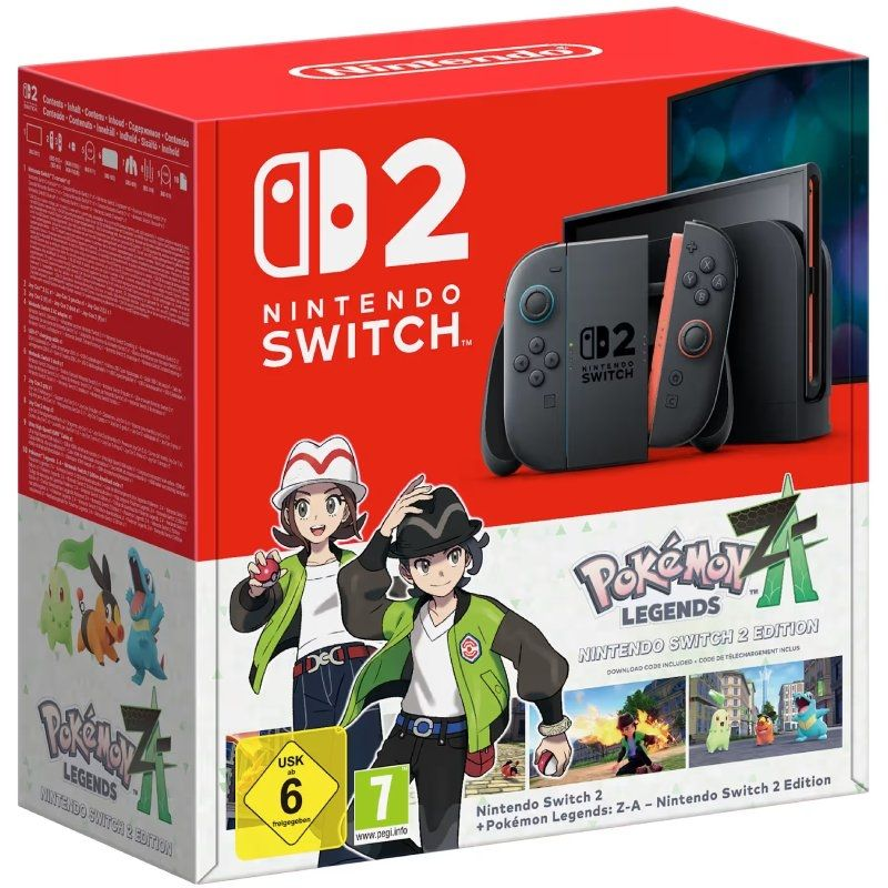 NUEVA Switch 2 (256GB) + Leyendas Pokémon: Z-A | Edición Especial NUEVA Switch 2 (256GB) + Leyendas Pokémon: Z-A | Edición Especial