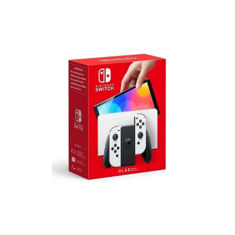 Nintendo Switch OLED Blanca | Consola Híbrida 7" OLED + Base + Joy-Con