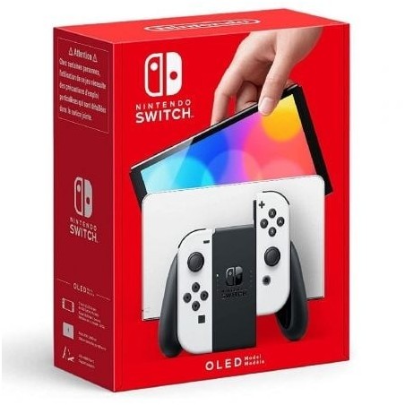 Nintendo Switch OLED Blanca | Consola Híbrida 7" OLED + Base + Joy-Con