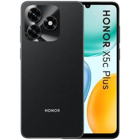 Honor X5c Plus Negro: 256GB, 50MP, Helio G81 y 5260mAh 🖤