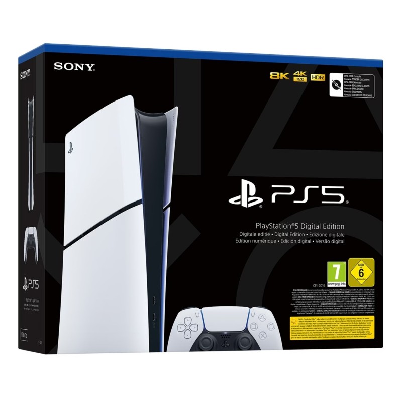 PS5 Slim Digital Chasis E (PROMO) | 4K · SSD Ultra Rápido · Envío 24h | Oferta Limitada