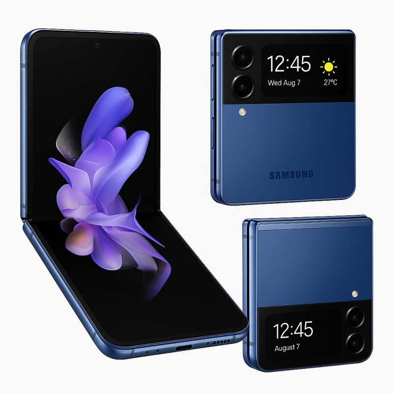 Samsung Galaxy Z Flip7 12GB/512GB Azul Intenso – Smartphone Plegable Premium