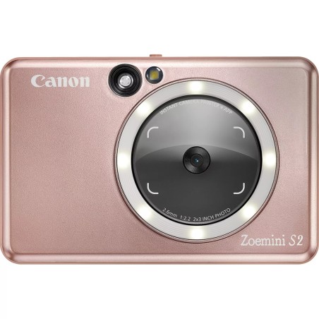 CAMARA IMPRESORA INSTANTANEA CANON ZOEMINI S2 ORO ROSA 8MP BLUETOOTH