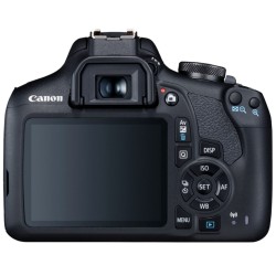 CAMARA DIGITAL REFLEX CANON EOS 2000D + 18-55 CMOS 24.1MP DIGIC 4+ FULL HD 9 PUNTOS REFERENCIA WIFI NFC