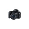 CAMARA DIGITAL CANON REFLEX EOS 250D+EF-S 18-55MM F 4-5.6 IS 24.1MP DIGIC 8 4K WIFI BLUETOOTH NEGR