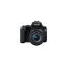 CAMARA DIGITAL CANON REFLEX EOS 250D+EF-S 18-55MM F 4-5.6 IS 24.1MP DIGIC 8 4K WIFI BLUETOOTH NEGR