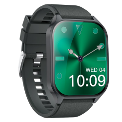 COOL SMARTWATCH PANTALLA AMOLED CURVED SILICONA GRIS OSCURO LIQUIDADORLOCO