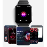 COOL SMARTWATCH PANTALLA AMOLED CURVED SILICONA GRIS OSCURO LIQUIDADORLOCO