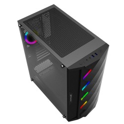 Torre Gaming RGB, Cristal Templado, Compatible con Placas ATX,