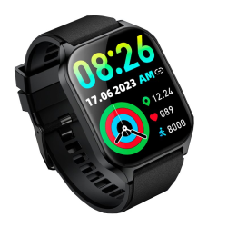 COOL SMARTWATCH PANTALLA AMOLED CURVED SILICONA NEGRO LIQUIDADORLOCO