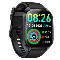 COOL SMARTWATCH PANTALLA AMOLED CURVED SILICONA NEGRO LIQUIDADORLOCO