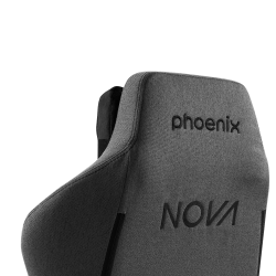 Phoenix Nova Silla Gaming Alta Gama Fabricada en Tela Gris