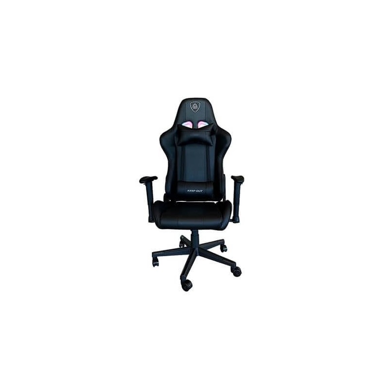 SILLA GAMING KEEP OUT RACING PRO RGB INCLUYE COJINES CERVICAL Y LUMBAR