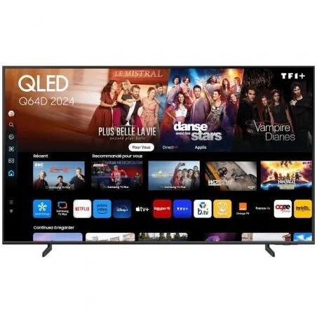 Televisor Samsung QLED Q64D TQ75Q64DAU 75"/ Ultra HD 4K/ Smart TV/ WiFi