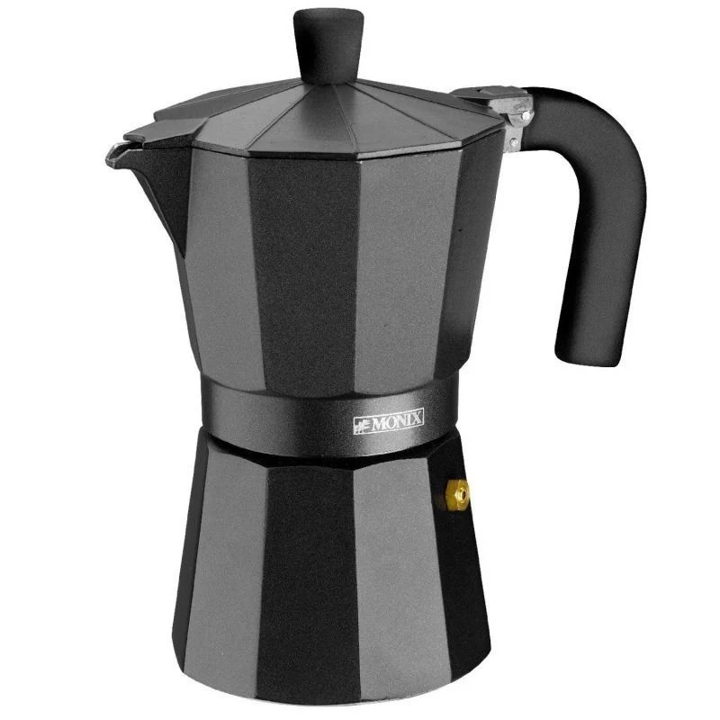 Cafetera Italiana Monix Noir M640009/ 9 Tazas/ Negra