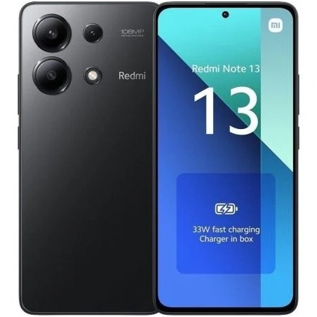 Smartphone Xiaomi Redmi Note 13 NFC 8GB/ 256GB/ 6.67"/ Negro