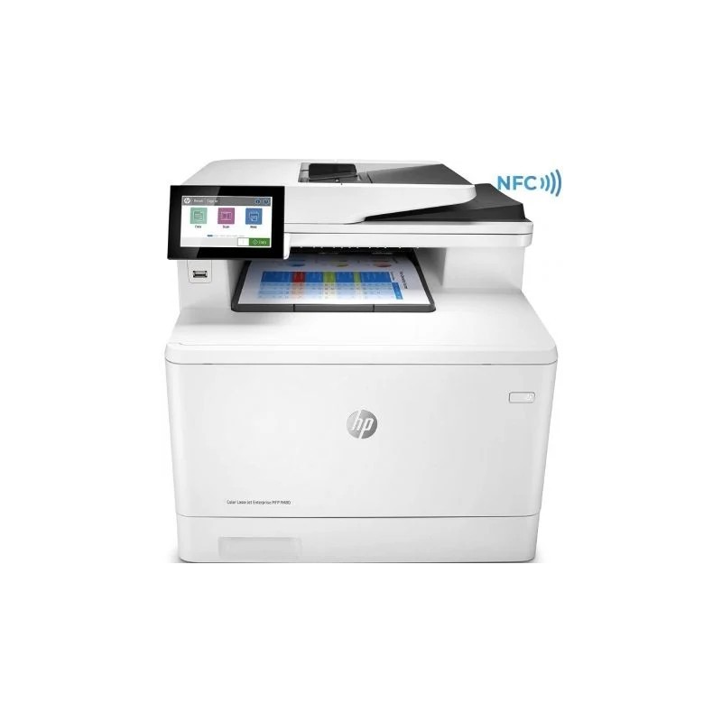 Multifunción Láser Color HP LaserJet Enterprise MFP M480F/ Fax/ Dúplex/ ADF/ Blanca