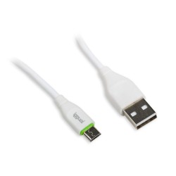 iggual cable USB-A-micro-USB 100 cm blanco