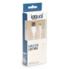 iggual cable USB-A-Lightning 100 cm blanco